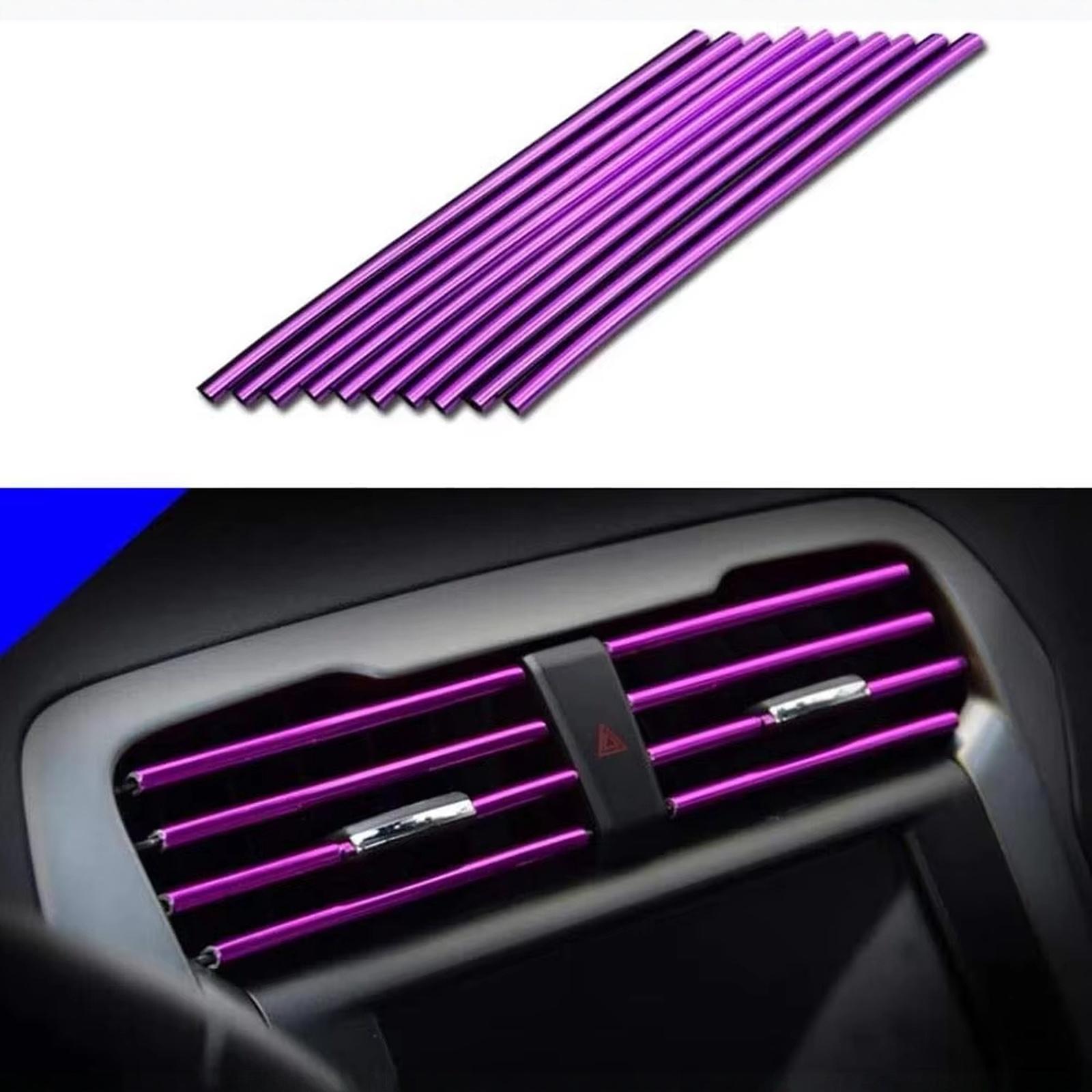 

20cm Car Conditioner Decorative U Shape Moulding Trim Strips Decor Universal Car Styling Decoration Interior One Size