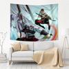 God of War Tapestry Floor Mat NonSlip Laundry Room Mat Laundry Decor Balcony Child Living Room Household Carpets