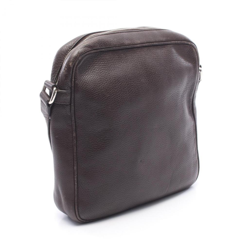 Used GUCCI Shoulder Bag 246381 leather Brown Used mens