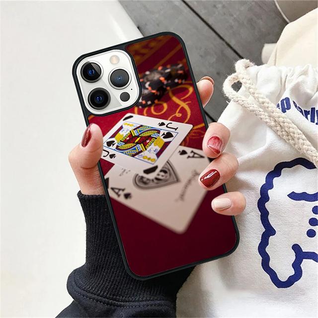 Poker Casino Art Pattern Coque Shell For iPhone 17 Air 15 16e 14 13 12 Pro Max 11 Pro Max Plus Phone Case Cover