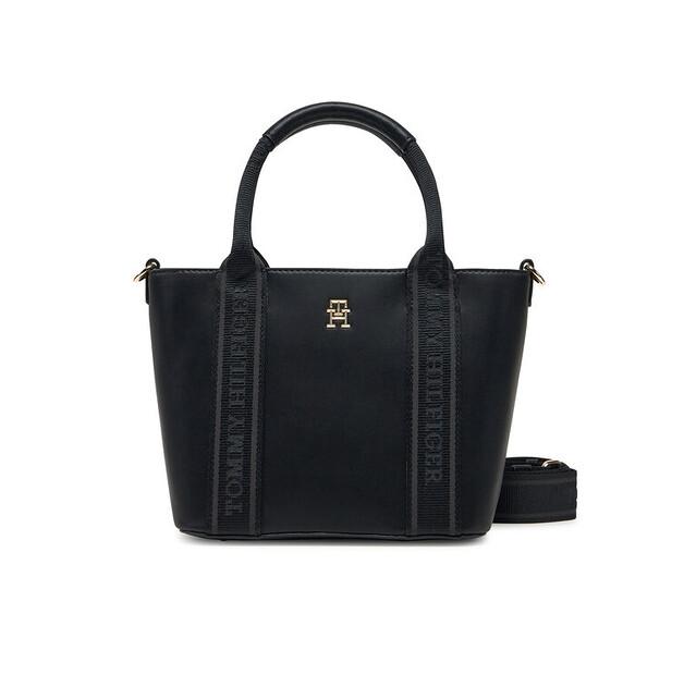 

Сумка Tommy Hilfiger Tommy Hilfiger Th Logotape Mini Tote AW0AW17201 чёрный