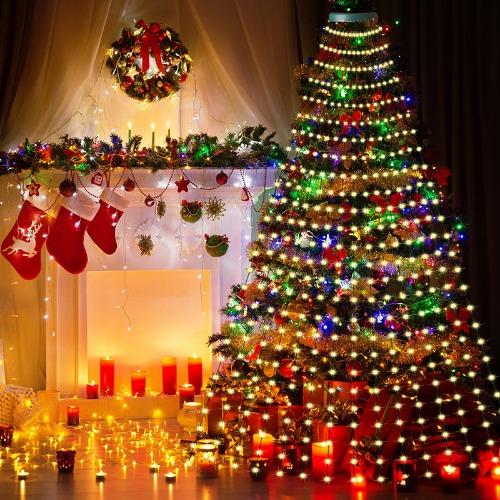 Joom LED Waterfall Lights: Ideal Decorative Lighting for Christmas Trees and Festive Ambiance