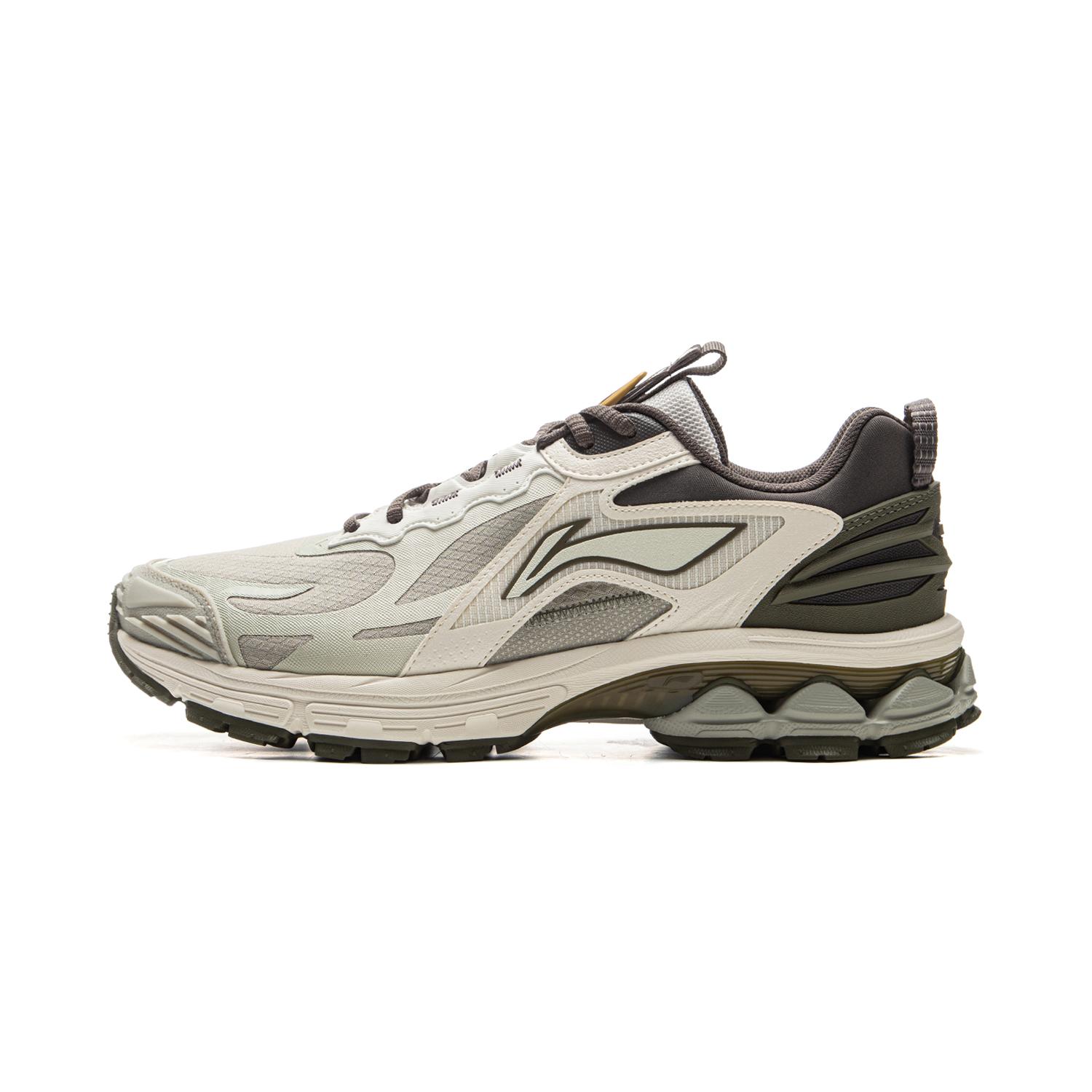 

Li Ning Fuyiao 2.0 Trail Classic Retro Double Cushioning Stable Support Non-Slip Wear-Resistant Low-Top Casual Running Shoes Men sneaker ARXU011-5 39