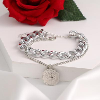 Gioielli con ciondolo con ritratto classico Set di gioielli due in uno Bracciale con temperamento nobile squisito popolare