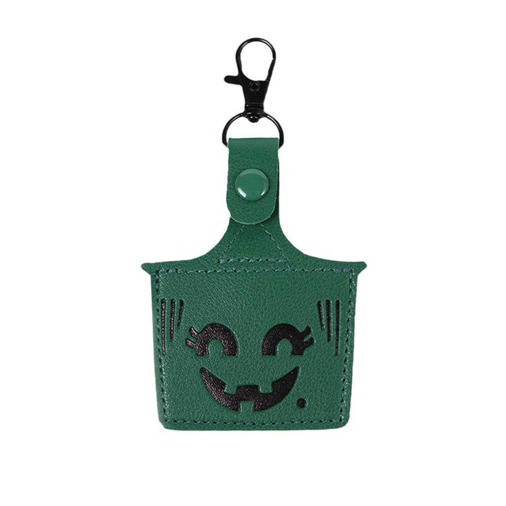 Premium Leather Protective Case Keychain Holder For Smart Device Accessory