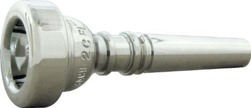 Bach Flugelhorn Mouthpiece 10 12C Silver Plated Finish
