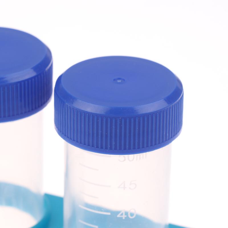 4Pcs Clear 50Ml Centrifuge Tubes With Test Tubes Stands Science Kit For School Science Experiment Educational Suppiles