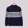 Children's Clothing Stand Collar Zipper Boy Girl Knitted Cardigan Top Spring and Autumn All-match Children's Sweater Jacket
