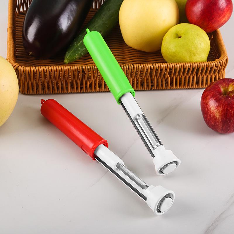 2-in-1 Stainless Steel Apple & Pear Corer Peeler Tool