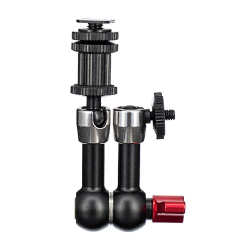 

7/11 Flexible Adjustable Articulating Magics Arm with 1/4inch Screws for Camera Accessories and Lighting Equipment 7 inches