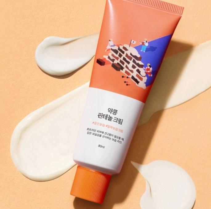 Round Lab Soybean Panthenol Cream 80ml – Calming & Moisturizing Care