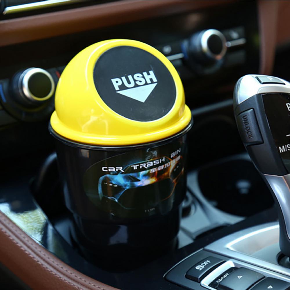 Fahrzeug Mülleimer Tragbar Großes Fassungsvermögen Universelles Ergonomisches Design Hochwertiges Material Innendekoration Auto Mülleimer
