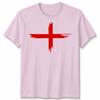 England St George Faded Flag Unisex Tshirt Top