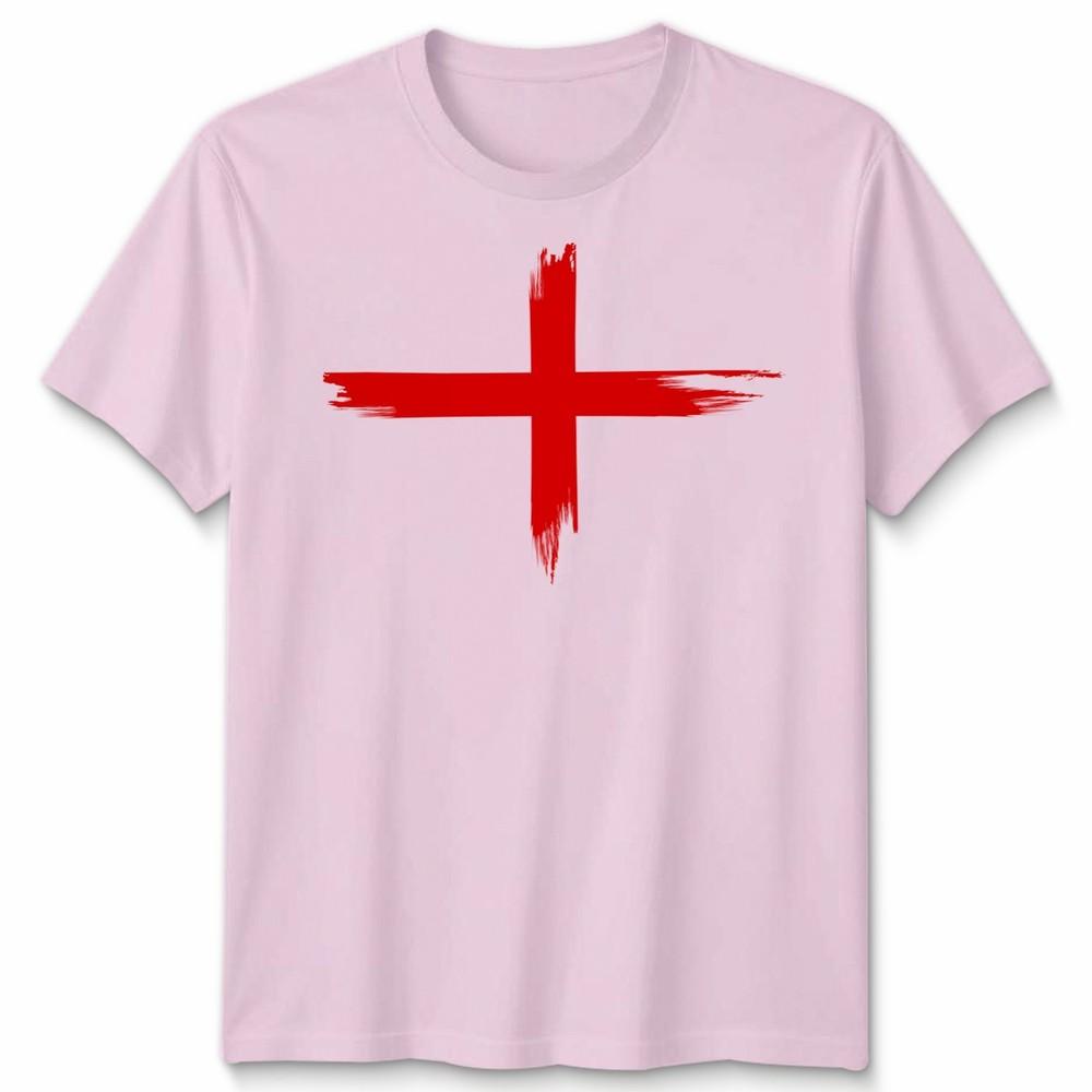 England St George Faded Flag Unisex Tshirt Top