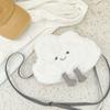 Plush White Cloud Plush Lolita Bag Soft White Cloud Shoulder Bag  Cell Phone Pouch