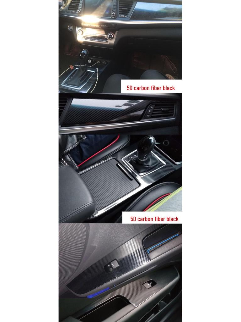 Hyundai Mistra 2014-2019 Наклейка-обертка из углеродного волокна для интерьера, накладка на рычаг переключения передач