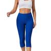 Women's High Waist Jacquard Bubble Yoga Capri Leggings - Hip Lifting and Slimming Fitness Pants