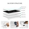 16Pcs Marble Pattern Wall Sticker, Self Adhesive PVC Wall Decoration, Waterproof Kitchen Bathroom Decoration Wall Sticker
