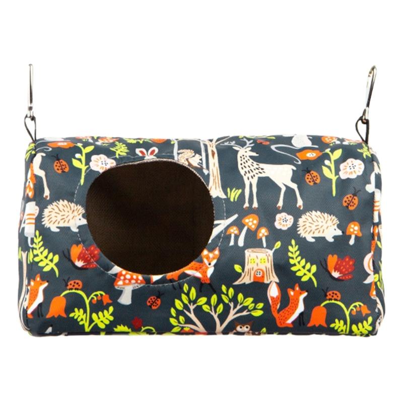 Parrot Warm House Bird Sleeping Bed Bird Hanging Hammock Winter Warm Bird Nest S