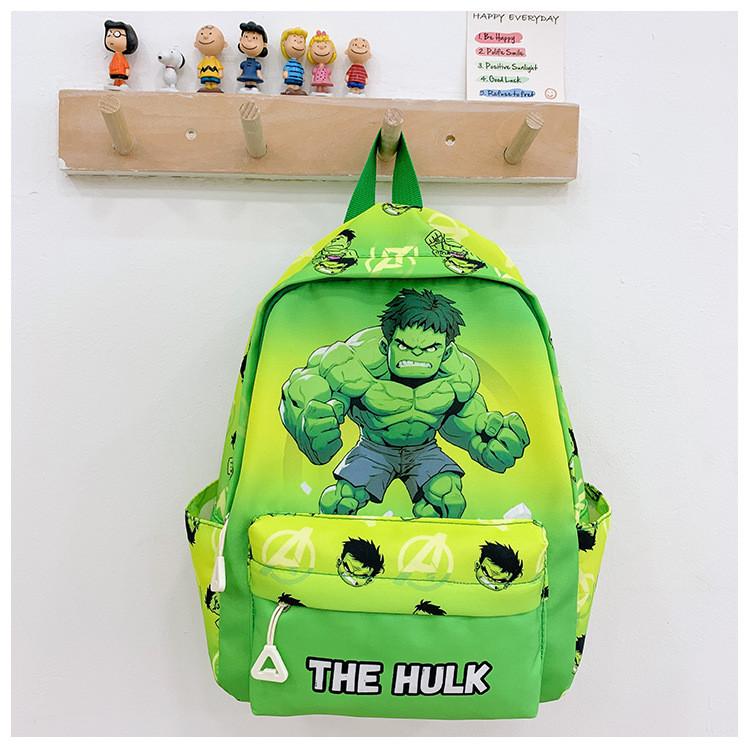 America Pattern Captain Kids School Backpack For Early Education