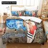 3D Printed Avril Lavigne Bedding Set Cute Quilt Cover Bed Cover With Pillowcase Twin Single Queen King Size Boys Adult Home