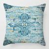 Home Decor Exquisite Ethnic Pattern Digital Printed Pattern Cushion Cover Suitable for Sofa Bedroom Car Pillow Cover