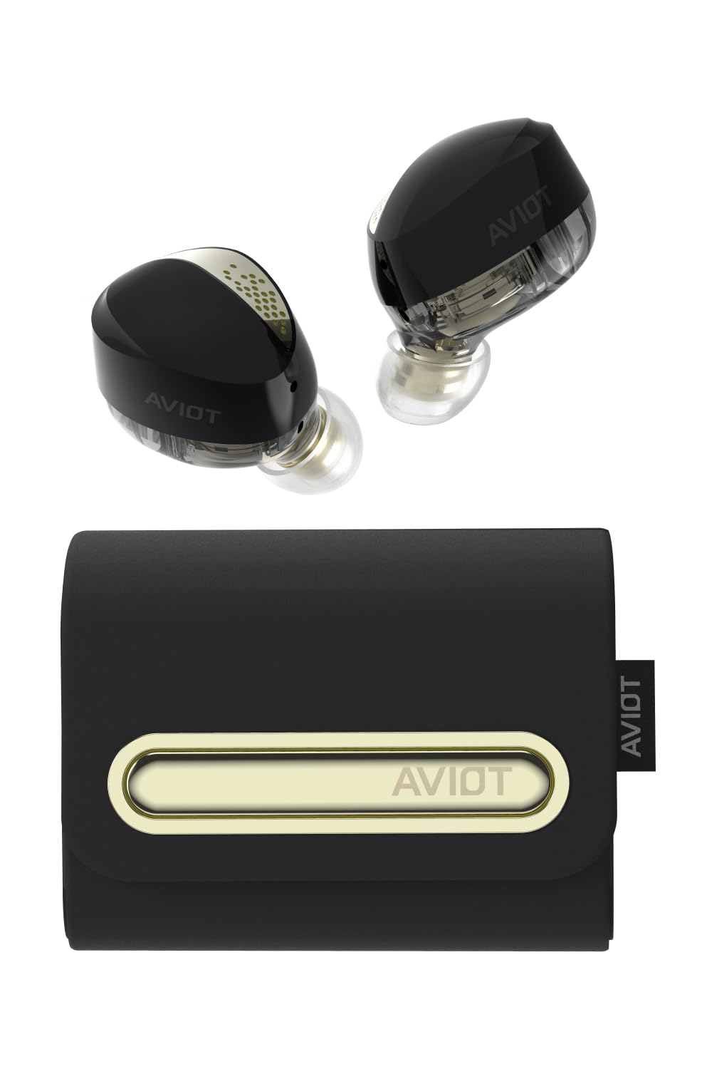 

AVIOT Wireless Bluetooth with Adaptive Noise 3D Spatial Audio and LDAC Up to 52 Hours of Wireless Waterproof and Dustproof Lightweight Ambient Sound чёрный