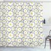 Floral Daisy Shower Curtain For Bathroom Bathtub Waterproof Plant Aesthetic Bathroom Curtain With Hooks Botanical Bath Curtain