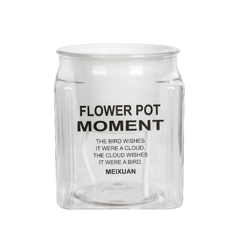 DIY ваза цветочный горшок настольные украшения пластиковые цветочные композиции украшения для дома