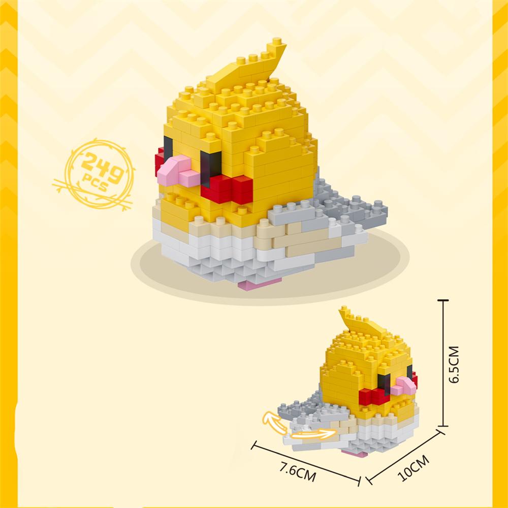 Kawaii Cute Bird Small Building Blocks Set Creative Educational Building Toys For Boys Girls Toys Suitable For Decorate