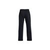 Under Armour Essential Fleece Pants With Drawstring And Mid Waist In Straight Knit Men Bottoms Black 1384034-001