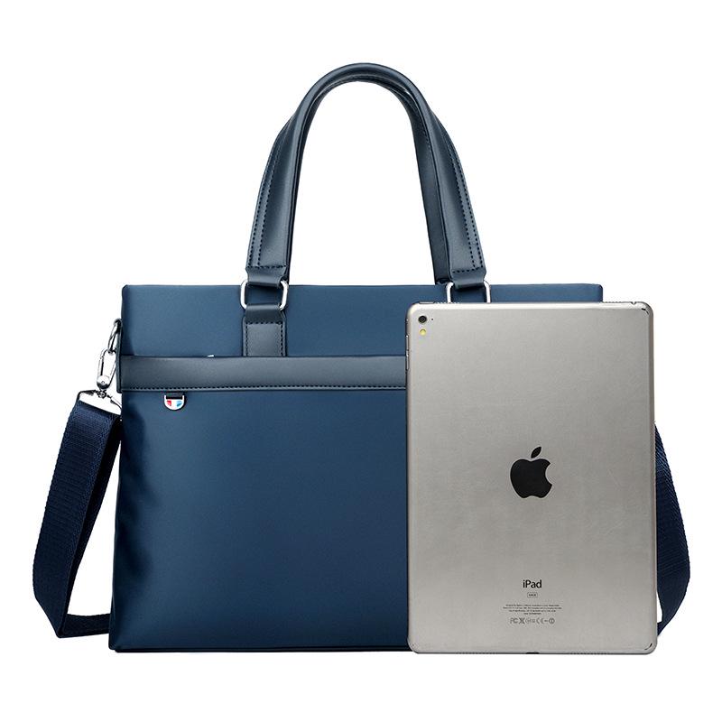 Men's Waterproof Oxford Conference Crossbody Briefcase