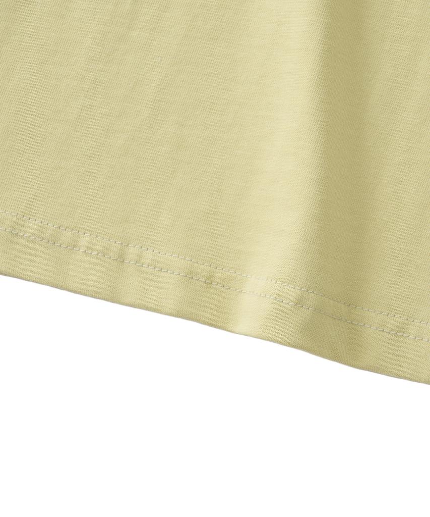 ANALOG MOOD Soft Roll-Up Short Sleeve T-Shirt (Lime)