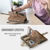 Leather Wallet Card Phone Case For Samsung Galaxy S26 Plus S25 Ultra S24 FE S23 S22 S21 S20 Zipper Purse Flip Stand Cover Coque