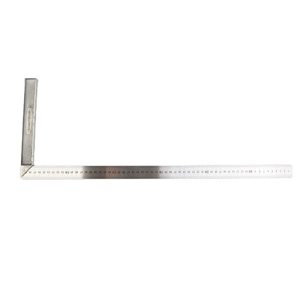 3PCS L Shape Angle Square Ruler Stainless Steel 30 50 60cm for Woodworking Carpentry and Construction Measuring