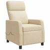 Massage Recliner Cream Fabric