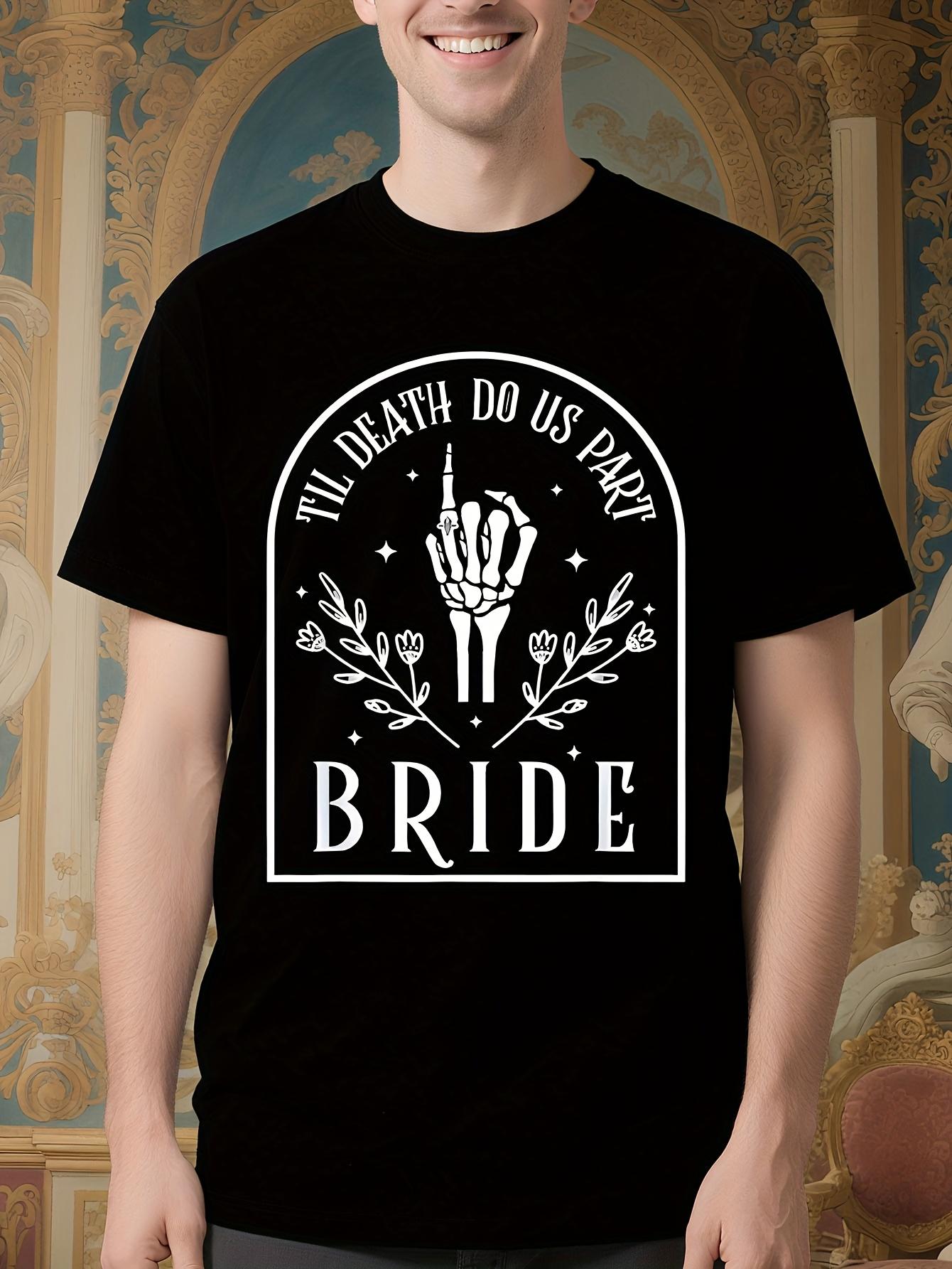 Halloween Graphic Tshirt - Skeleton Bride and The Death D... S