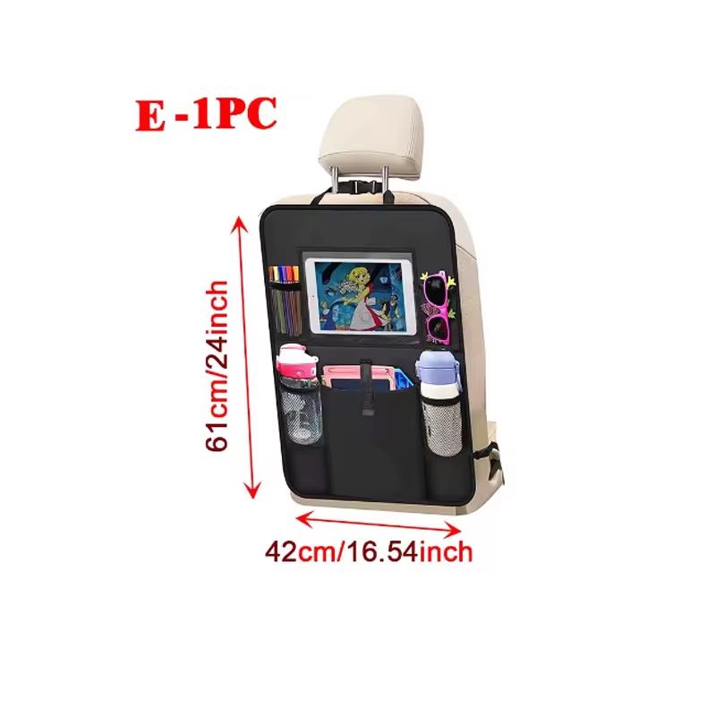 Car Seat Organizer, Oxford Cloth Backseat Storage Bag, Hanging Pouch, Multi-Pocket Car Organizer