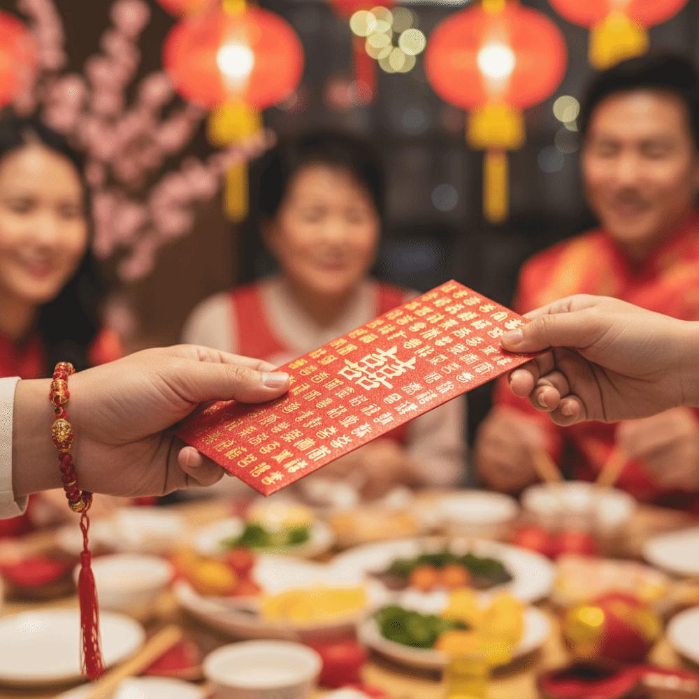 6pcs Traditional Wedding Red Envelope Blessing Money Bag Lucky Red Pockets  Chinese New Year