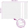 Hexagonal Fence Green 1 X 10 M PVC