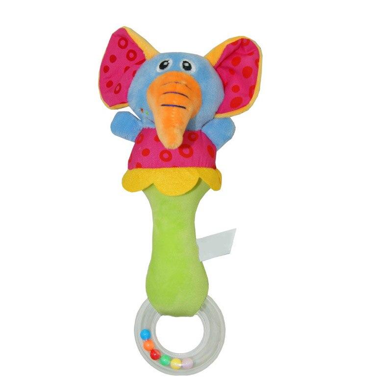 Newborn Baby Toys 0-12 Months Cartoon Animal Baby Plush Rattle Mobile Bell Toy Infant Toddler Early Educational Toys speelgoed