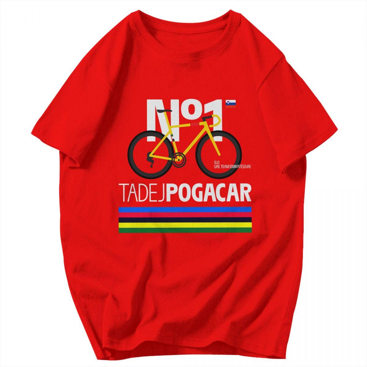 Men T Shirt Tadej Pogacar Cycling Pogi Team Tour De France Pops Y2K Graphic Tees Unisex Clothes T Shirts S