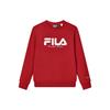 Fila Thickened And Fleece Lined Logo Casual Pullover Long Sleeved Sweatshirt Unisex Legend Red F51U249299FRD