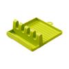 Desktop 4-Slot Paint Brush Holder Lightweight Plastic Art Organizer for Watercolor, Acrylic, Oil Painting Space-Saving