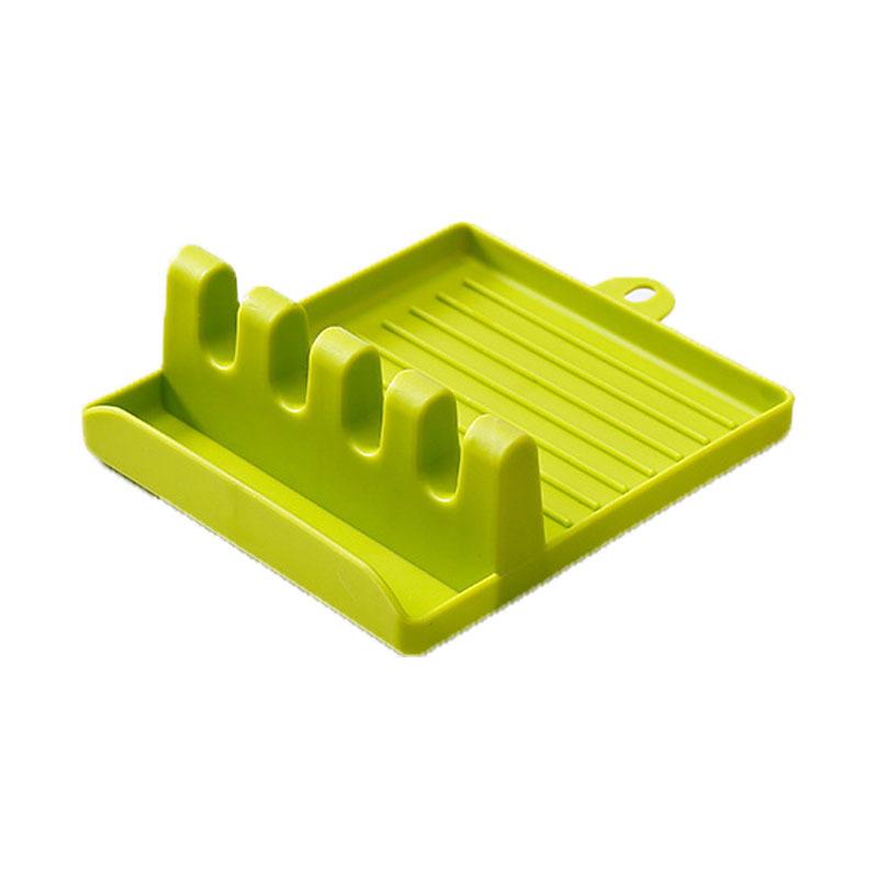 Desktop 4-Slot Paint Brush Holder Lightweight Plastic Art Organizer for Watercolor, Acrylic, Oil Painting Space-Saving