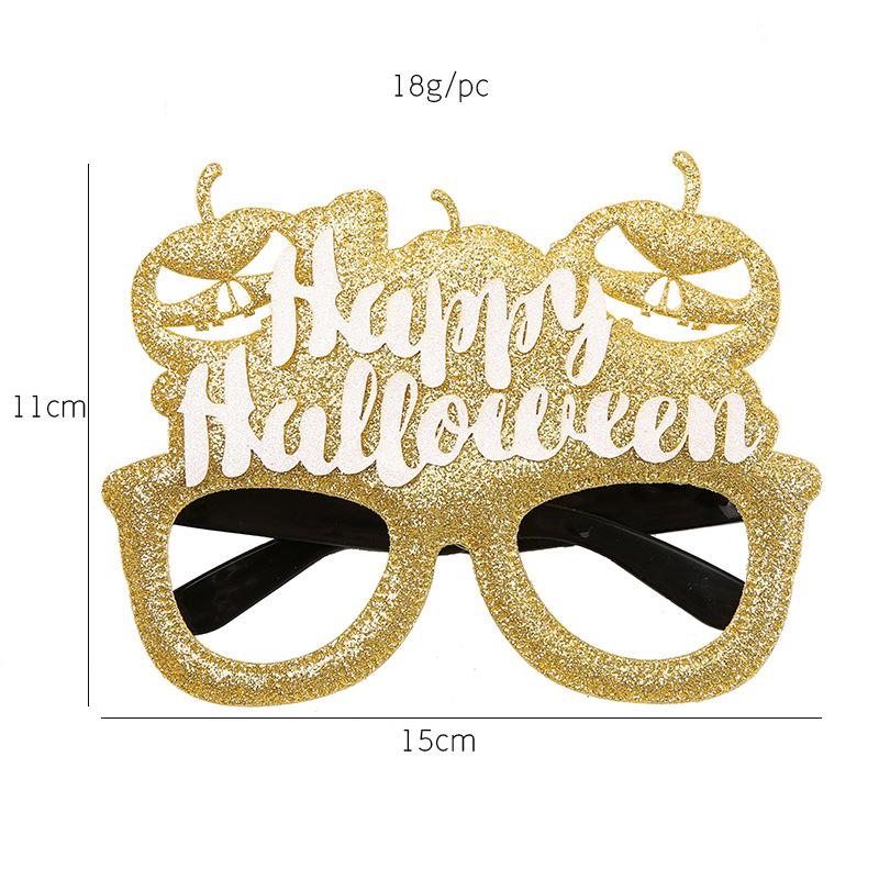 New Halloween Glasses Children's Funny Party Costumes Photo Prop Decorative Goods Skull-and-pumpkin Ghost Day Party