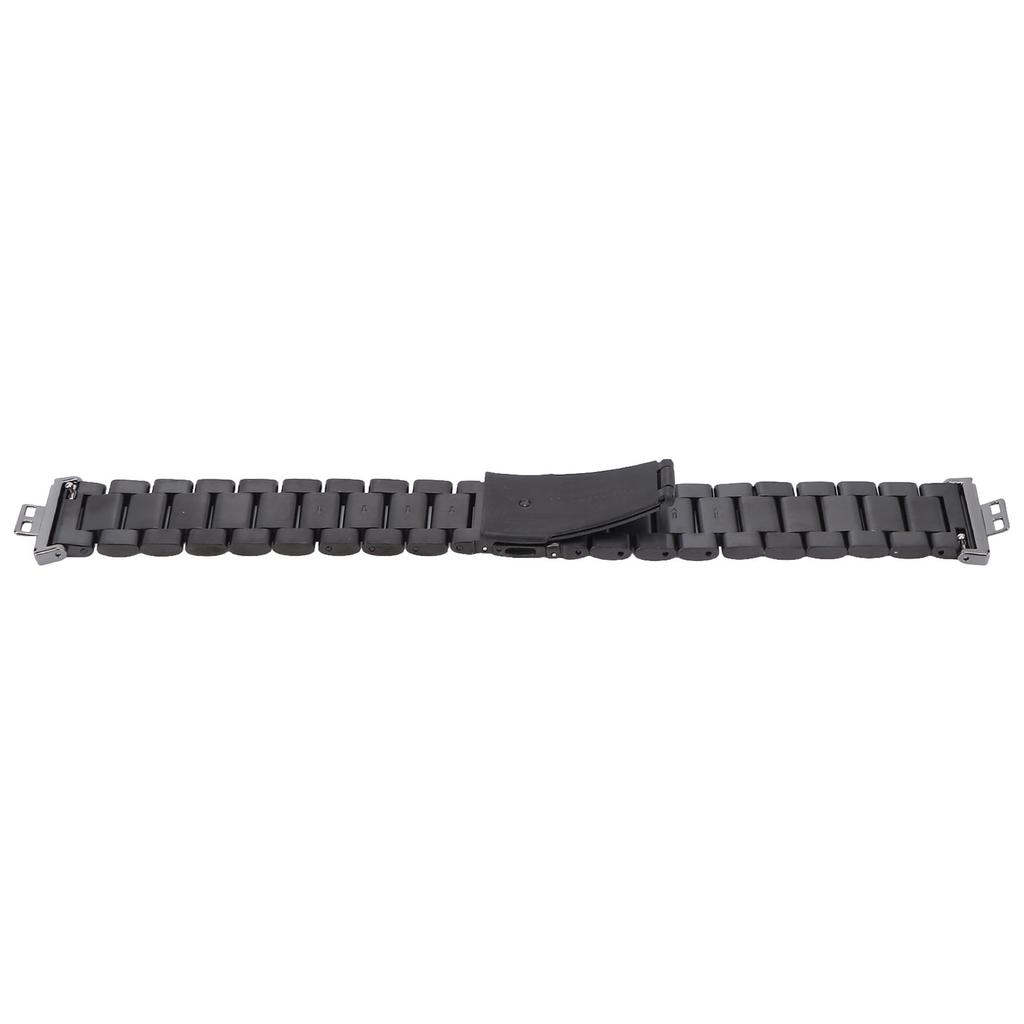 Smartwatch Band Watch Strap Double Buckle Solid Stainless Steel for HUAWEI Watch FITBlack