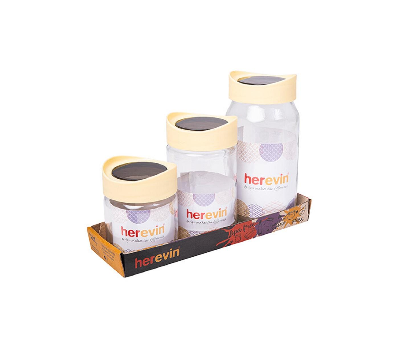 

Herevin 149378-482 Jar Set of 3 (425-660-1000ml)