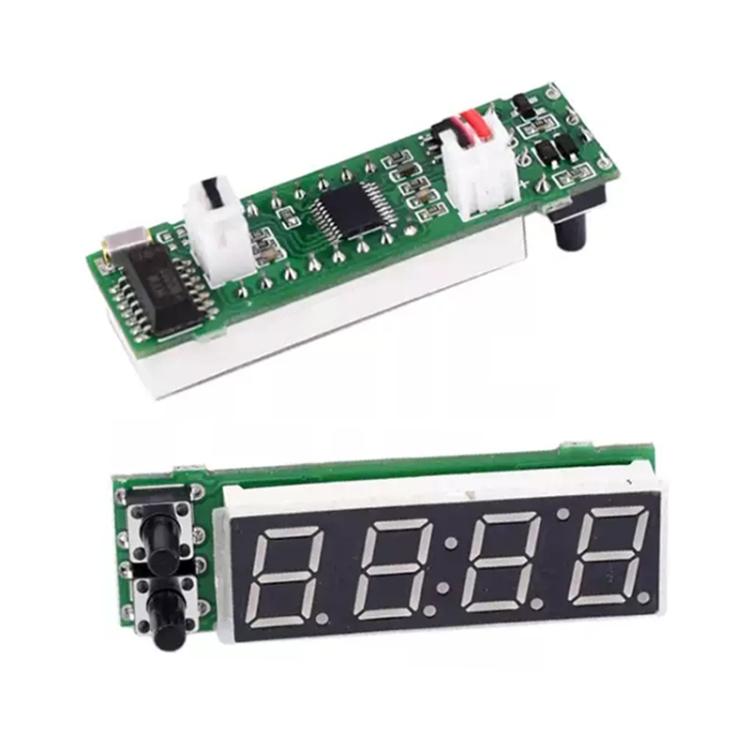 3 In 1 Car High-precision Electronic LED Luminous Clock + Thermometer + Voltmeter