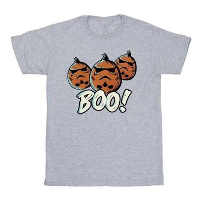 Girls Boo! Stormtrooper Pumpkin T-Shirt